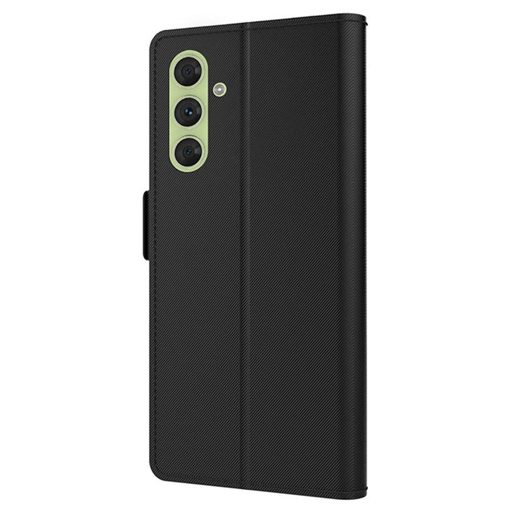 For Samsung Galaxy A05s 4G Case Stand PU Leather Phone Shell with Mirror