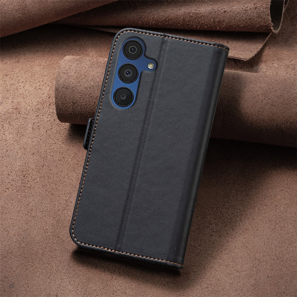 BINFEN COLOR BF31 Til Samsung Galaxy A55 5G Cover med Pung Stand PU Læder Flip Telefoncover