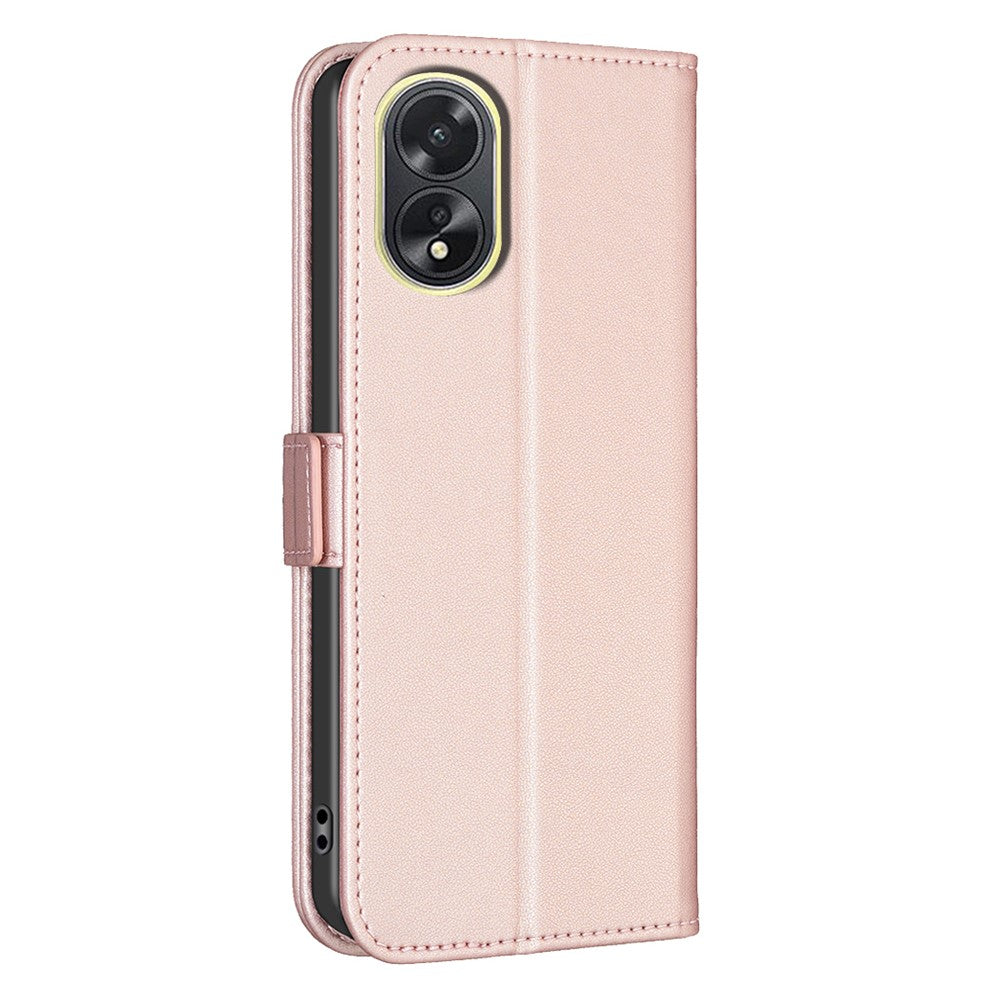 BINFEN COLOR BF31 For Oppo A38 4G / A18 4G Case with Wallet Stand PU Leather Flip Phone Cover