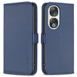 BINFEN COLOR BF31 For Honor 90 Case with Wallet Stand PU Leather Flip Phone Cover