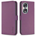 BINFEN COLOR BF31 For Honor 90 Case with Wallet Stand PU Leather Flip Phone Cover