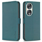 BINFEN COLOR BF31 For Honor 90 Case with Wallet Stand PU Leather Flip Phone Cover