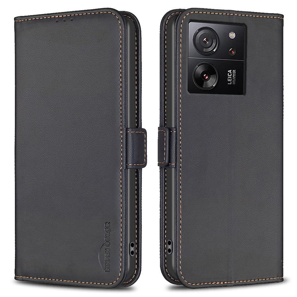 BINFEN COLOR BF31 For Xiaomi 13T / 13T Pro / Redmi K60 Ultra Case with Wallet Stand PU Leather Flip Phone Cover