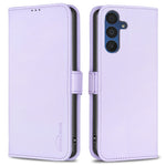 BINFEN COLOR BF31 For Samsung Galaxy A15 5G Cover med Kortholder Stander i PU-Læder Flip Telefon Etui