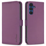 BINFEN COLOR BF31 For Samsung Galaxy A15 5G Cover med Kortholder Stander i PU-Læder Flip Telefon Etui