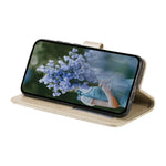 OnePlus 12 5G-magnetisk mobilcover med mandala-blomst, præget PU-læder + TPU