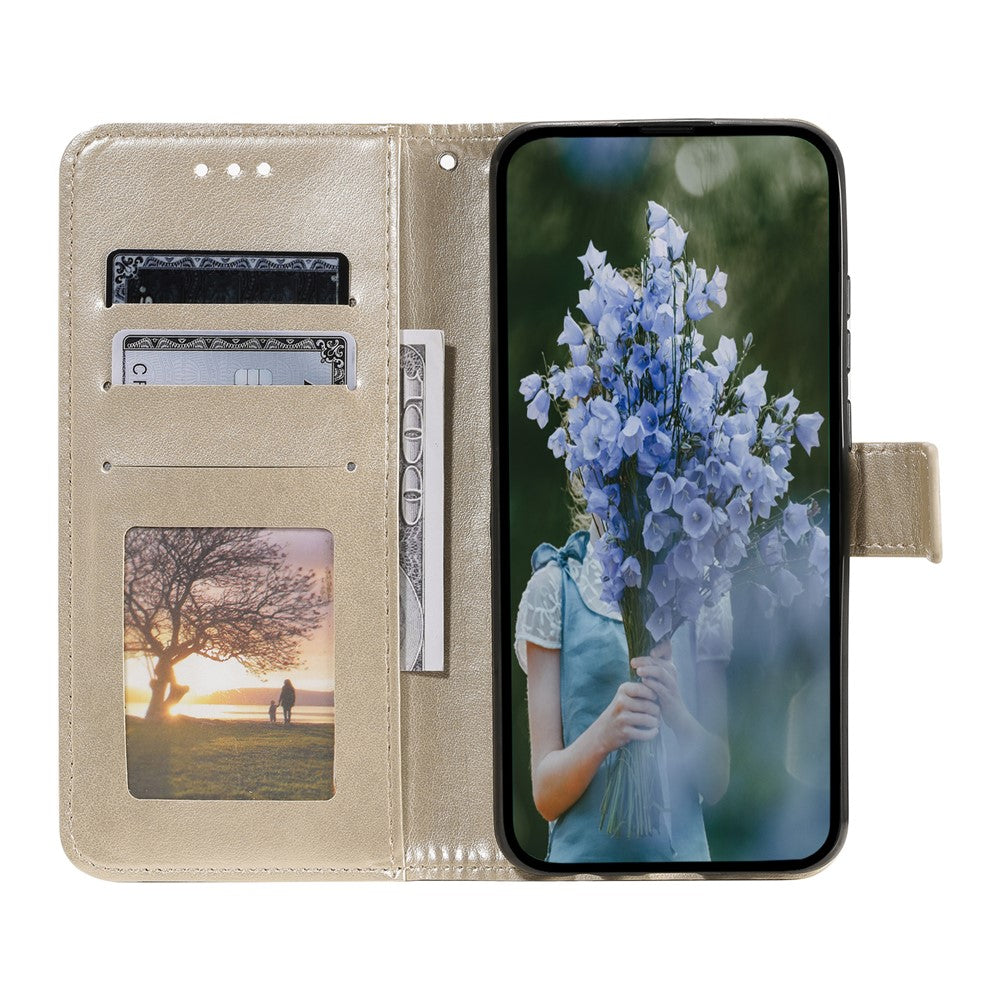 OnePlus 12 5G-magnetisk mobilcover med mandala-blomst, præget PU-læder + TPU