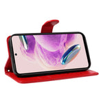 For Xiaomi Redmi Note 12S 4G / Note 11 4G (Qualcomm) / Note 11S 4G PU Leather Cases Flower Pattern Wallet Stand Phone Cover with Strap