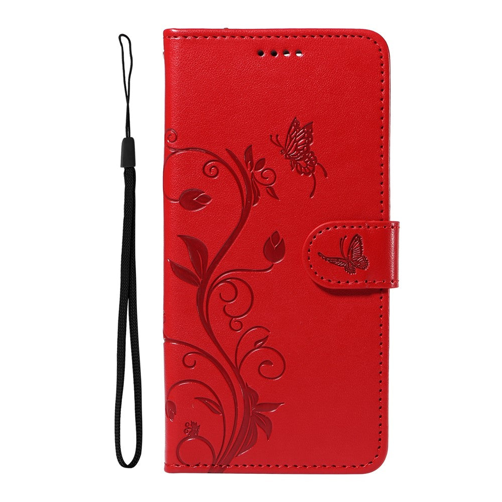 For Xiaomi Redmi Note 12S 4G / Note 11 4G (Qualcomm) / Note 11S 4G PU Leather Cases Flower Pattern Wallet Stand Phone Cover with Strap