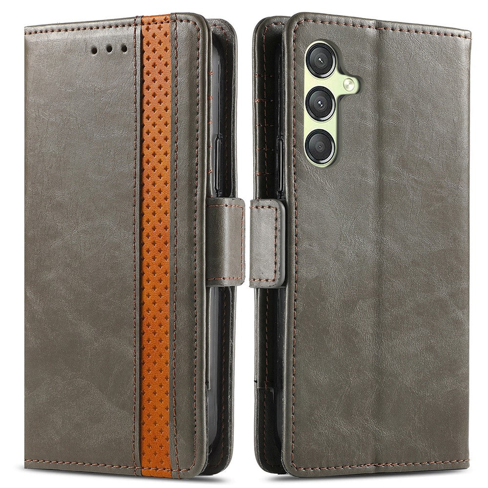 For Samsung Galaxy A25 5G (Global) (161mm) Phone Cases CASENEO PU Leather Cover Stand with RFID Blocking Wallet