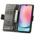 For Samsung Galaxy A25 5G (Global) (161mm) Phone Cases CASENEO PU Leather Cover Stand with RFID Blocking Wallet