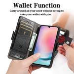 For Samsung Galaxy A25 5G (Global) (161mm) Phone Cases CASENEO PU Leather Cover Stand with RFID Blocking Wallet
