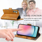 For Samsung Galaxy A25 5G (Global) (161mm) Phone Cases CASENEO PU Leather Cover Stand with RFID Blocking Wallet