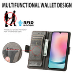 For Samsung Galaxy A25 5G (Global) (161mm) Phone Cases CASENEO PU Leather Cover Stand with RFID Blocking Wallet