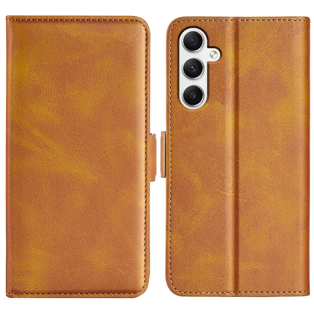 Til Samsung Galaxy A35 5G PU Læder Pung Etui Flip Telefoncover med 3 Kortlommer