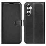 Til Samsung Galaxy A35 5G Litchi tekstur pung etui PU læder telefon stander cover