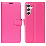 Til Samsung Galaxy A35 5G Litchi tekstur pung etui PU læder telefon stander cover