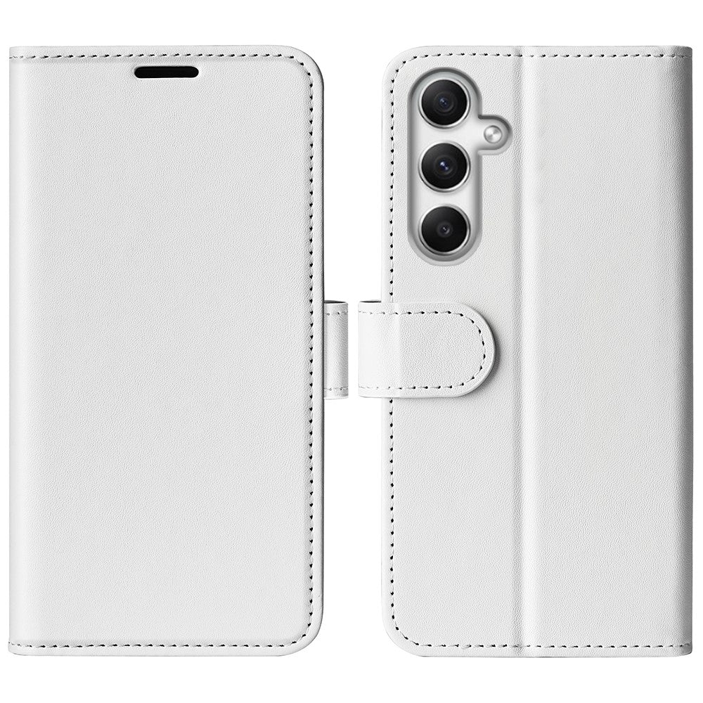 Til Samsung Galaxy A35 5G PU-læder telefoncover med Crazy Horse-tekstur, pung og kortpladser