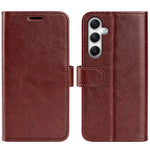 Til Samsung Galaxy A35 5G PU-læder telefoncover med Crazy Horse-tekstur, pung og kortpladser