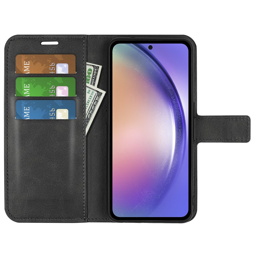 Wallet Case for Samsung Galaxy A55 5G Magnetic Flip PU Leather Phone Cover