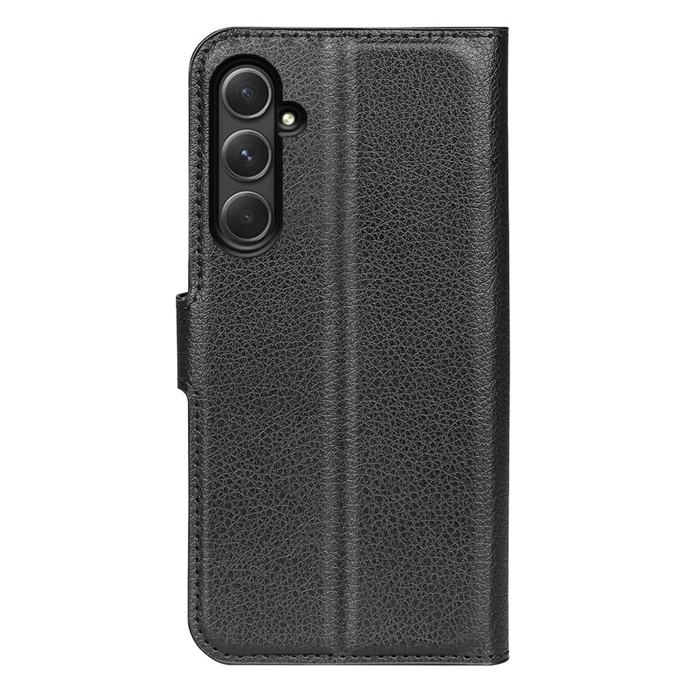 For Samsung Galaxy A55 5G Leather Litchi Texture Case Flip Wallet Phone Cover