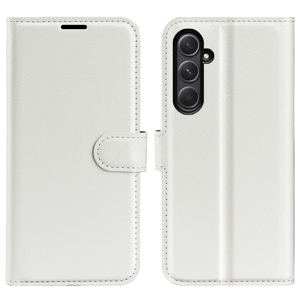 For Samsung Galaxy A55 5G Leather Litchi Texture Case Flip Wallet Phone Cover