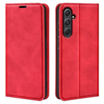 Til Samsung Galaxy A55 5G Telefoncover Læder Folio Flip Cover Magnetisk Absorption