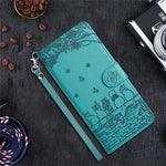 For Samsung Galaxy A35 5G Wallet Case Cell Phone Leather Flip Cover with Strap