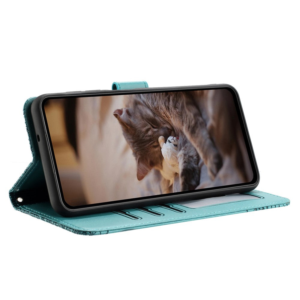 For Samsung Galaxy A35 5G Wallet Case Cell Phone Leather Flip Cover with Strap