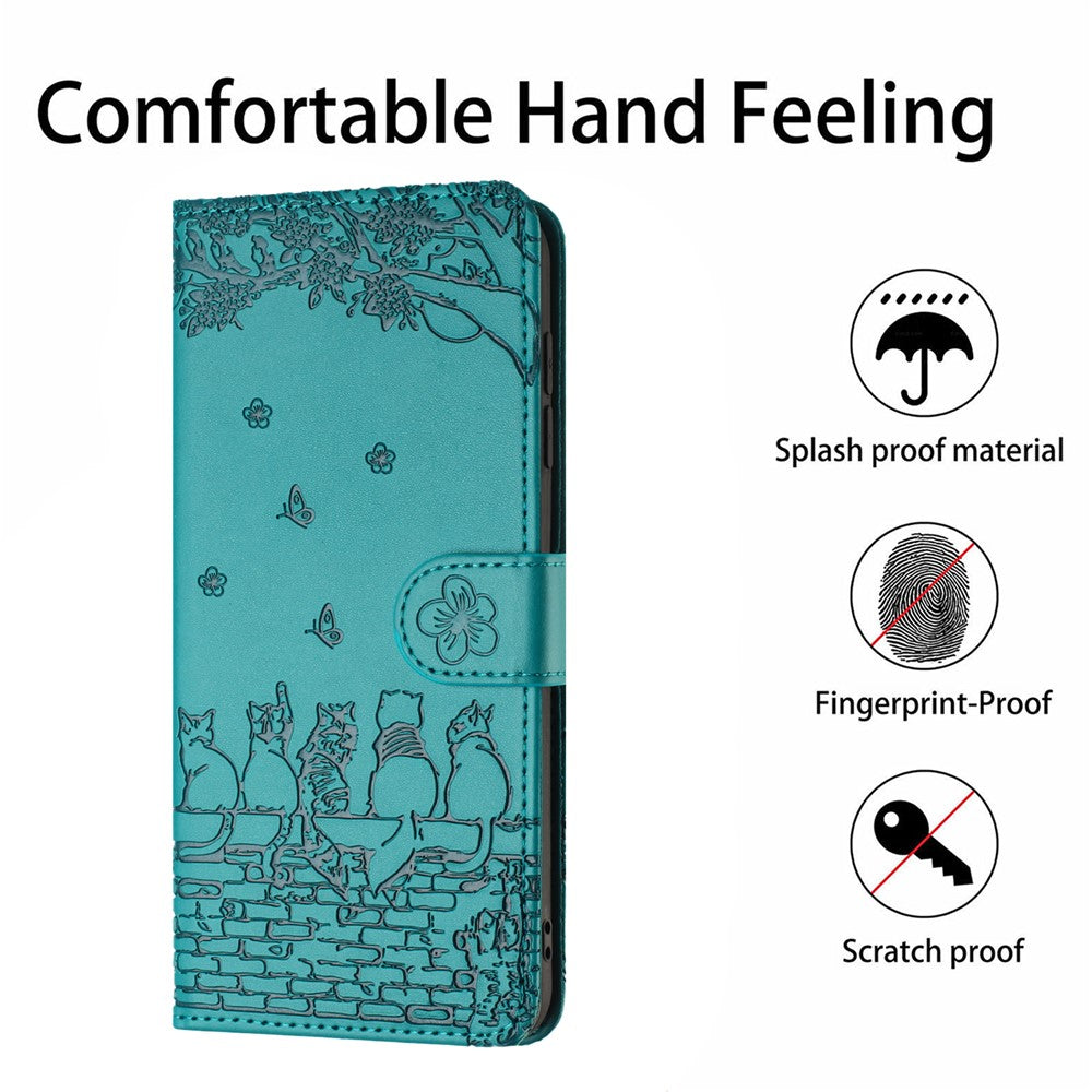For Samsung Galaxy A35 5G Wallet Case Cell Phone Leather Flip Cover with Strap