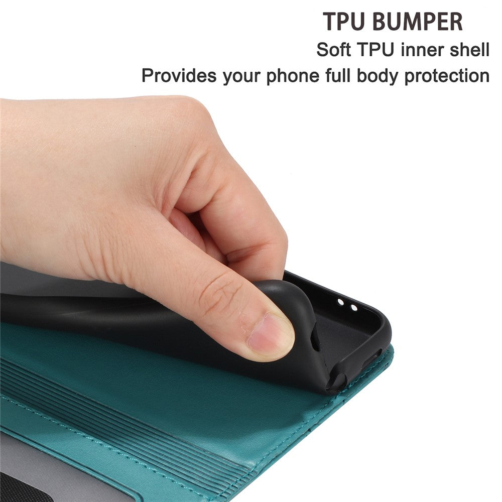 For Samsung Galaxy A35 5G Wallet Case Cell Phone Leather Flip Cover with Strap