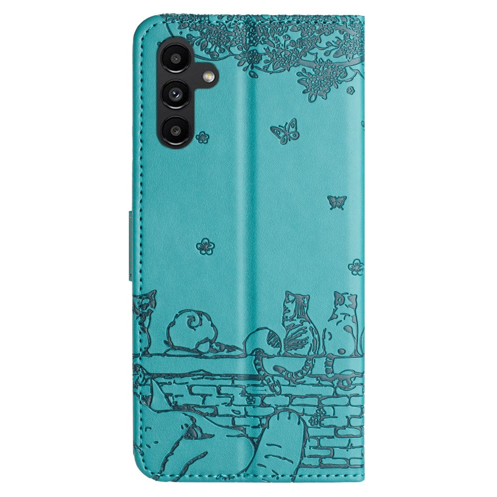 For Samsung Galaxy A35 5G Wallet Case Cell Phone Leather Flip Cover with Strap