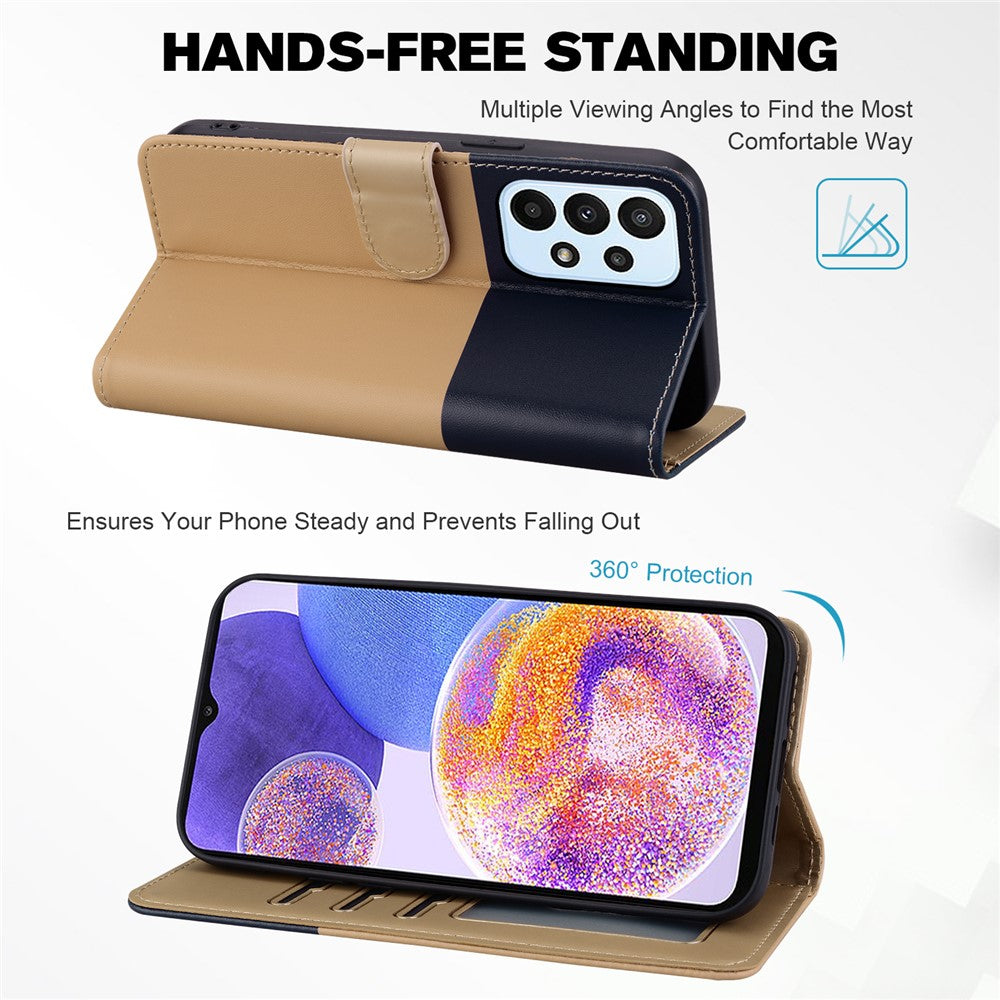 Tegneserie-kæledyrsserie til Samsung Galaxy A23 4G / A23 5G (global version) Etui Pung Telefoncover
