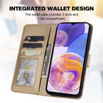 Tegneserie-kæledyrsserie til Samsung Galaxy A23 4G / A23 5G (global version) Etui Pung Telefoncover