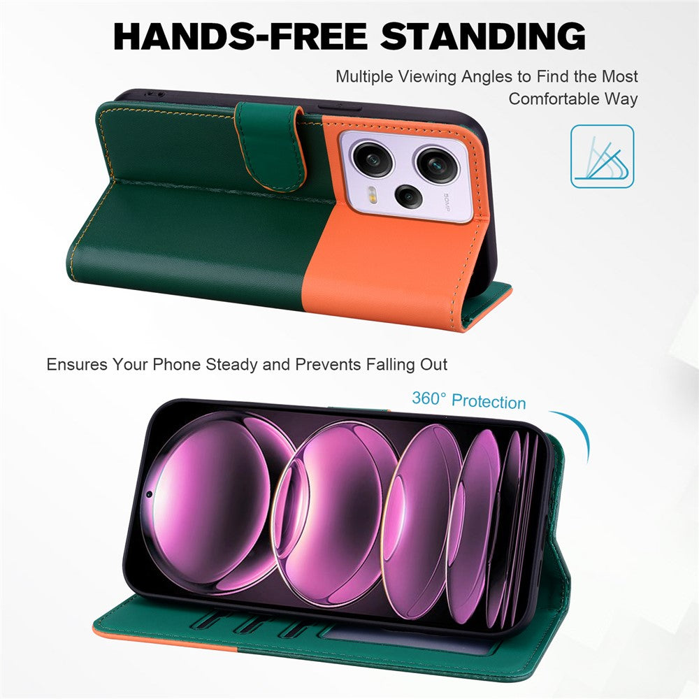 For Xiaomi Poco X5 Pro 5G / Note 12 Pro Speed 5G / Note 12 Pro 5G Phone Case Leather Flip Cover
