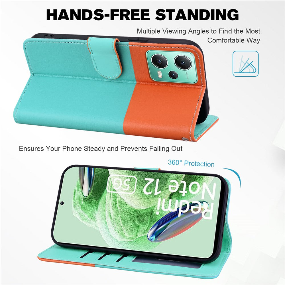 For Xiaomi Redmi Note 12 5G (India) /  Note 12 5G (China) /  Note 12 5G (Global) / Poco X5 5G Leather Case