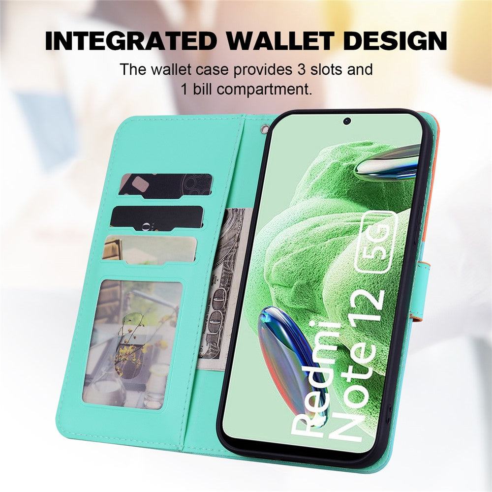 For Xiaomi Redmi Note 12 5G (India) /  Note 12 5G (China) /  Note 12 5G (Global) / Poco X5 5G Leather Case