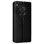 OnePlus 12 5G mobilmobilskal reptåligt PU-läder + TPU-präglat fodral