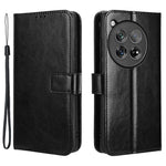 For OnePlus 12 5G Wallet Leather Phone Case Craxy Horse Pattern