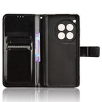 For OnePlus 12 5G Wallet Leather Phone Case Craxy Horse Pattern