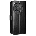 For OnePlus 12 5G Wallet Leather Phone Case Craxy Horse Pattern