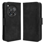 Leather Phone Shell for OnePlus 12 5G Case Multiple Card Slots Wallet Cellphone Cover