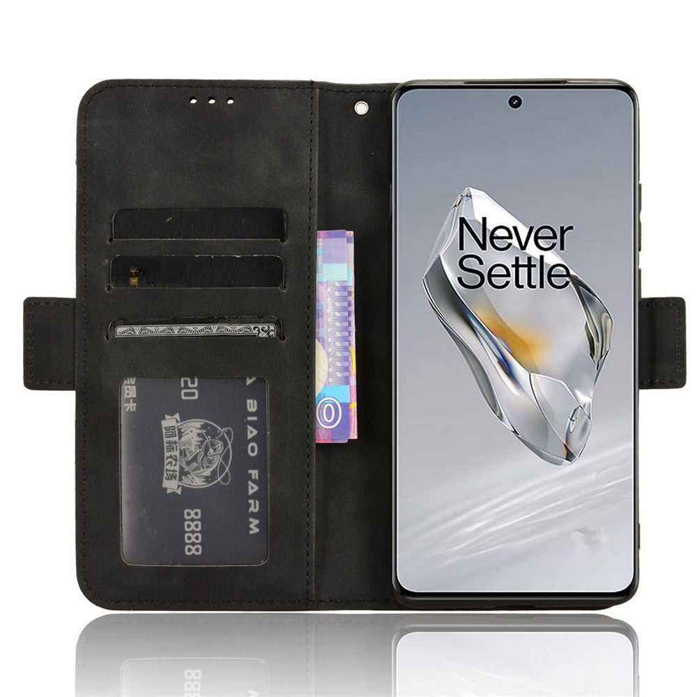 Leather Phone Shell for OnePlus 12 5G Case Multiple Card Slots Wallet Cellphone Cover