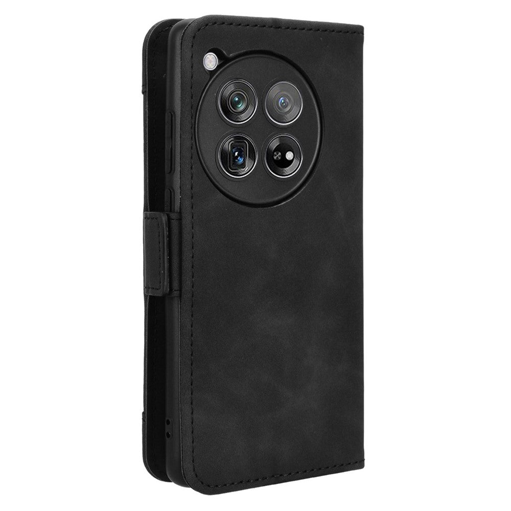 Leather Phone Shell for OnePlus 12 5G Case Multiple Card Slots Wallet Cellphone Cover
