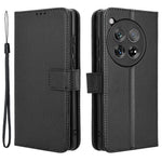 For OnePlus 12 5G Shockproof Mobile Phone Case PU Leather Stand Cover
