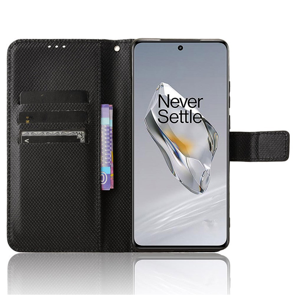 For OnePlus 12 5G Shockproof Mobile Phone Case PU Leather Stand Cover
