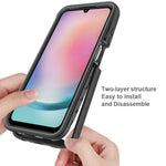 Til Samsung Galaxy A25 5G (Global) (161.0 x 76.5 x 8.3mm) Cover Anti-Stød PC+TPU Telefonbagside