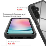 Til Samsung Galaxy A25 5G (Global) (161.0 x 76.5 x 8.3mm) Cover Anti-Stød PC+TPU Telefonbagside