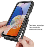 For Samsung Galaxy A15 4G / A15 5G Cell Phone Case Anti-Scratch PC+TPU Protective Back Cover