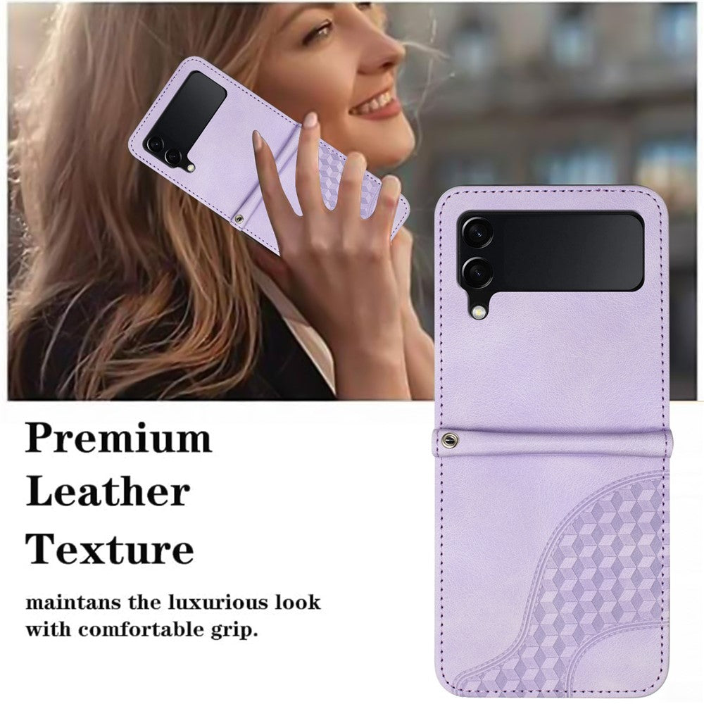 Til Samsung Galaxy Z Flip3 5G telefoncover YX0060 Stødsikkert cover med elefantmønster